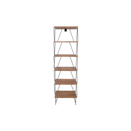 Bücherregal BALABAN 165x48 cm braun/schwarz