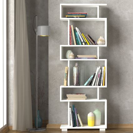 Bücherregal BLOK 165x60 cm weiß