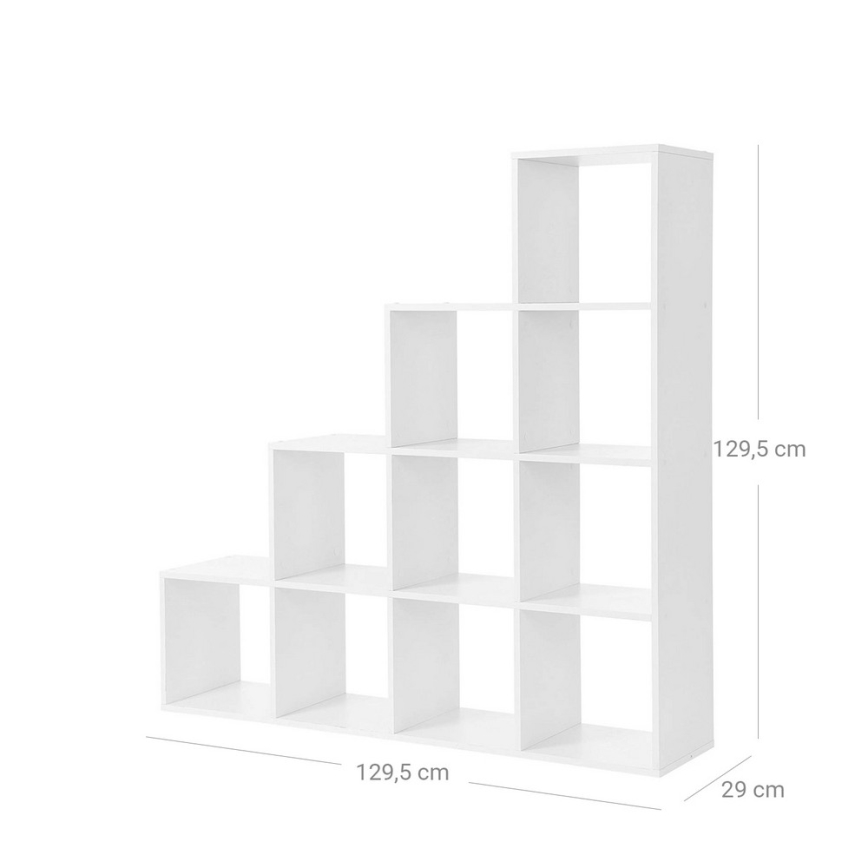 Bücherregal DOVARO weiß
