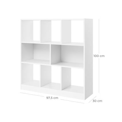 Bücherregal DOVARO weiß