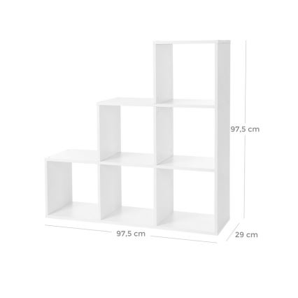 Bücherregal DOVARO weiß
