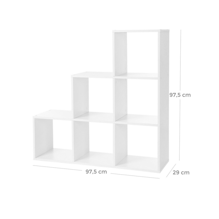 Bücherregal DOVARO weiß