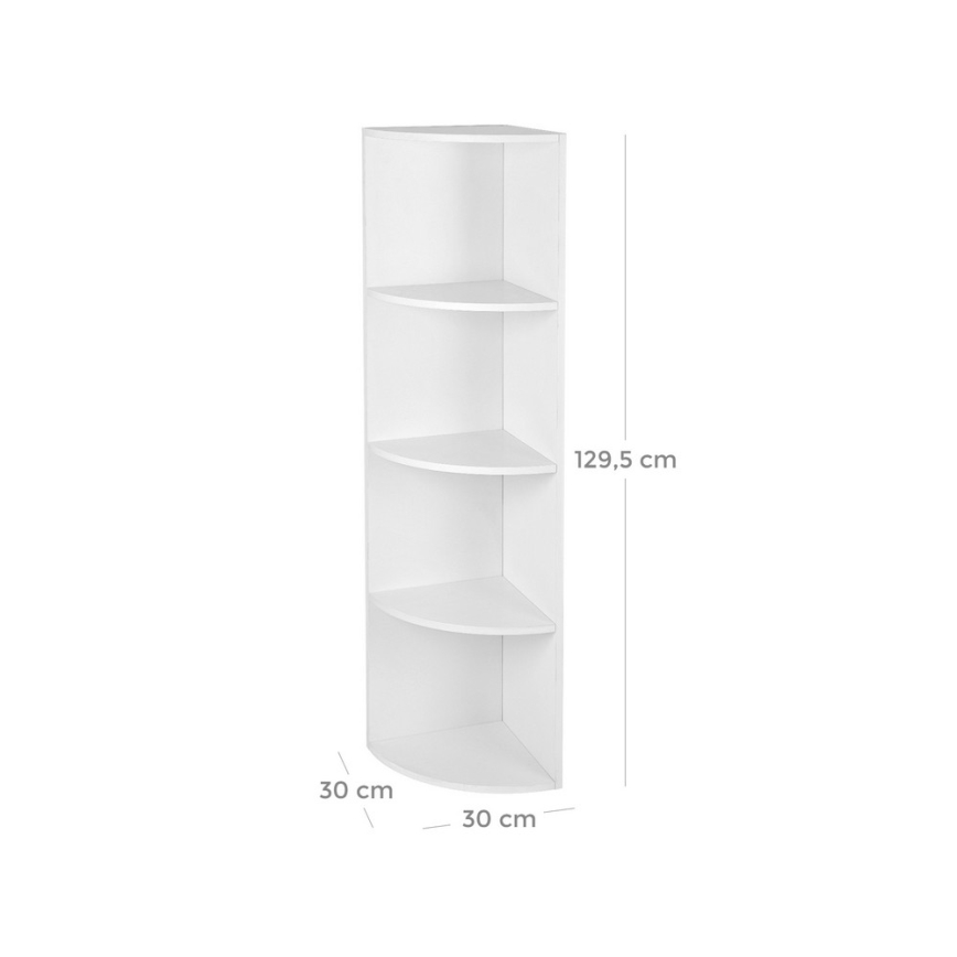 Bücherregal DOVARO weiß