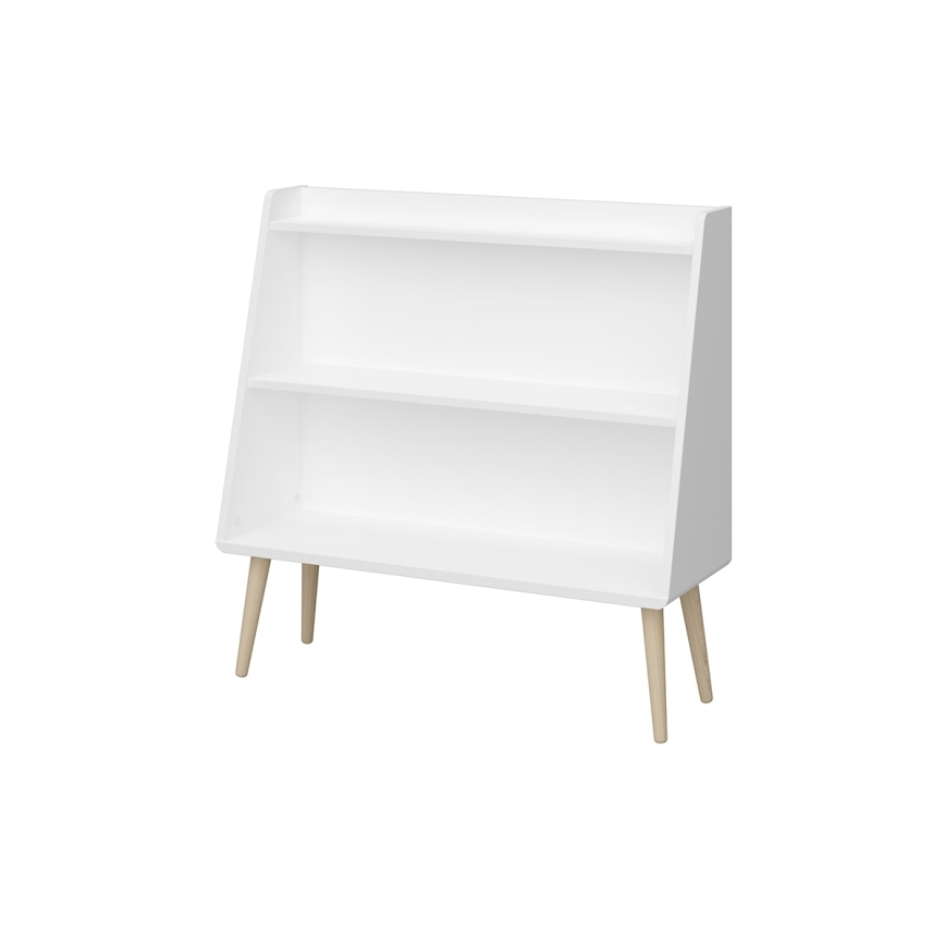 Bücherregal für Kinder GAIA 80x81,3 cm weiß+/Eiche