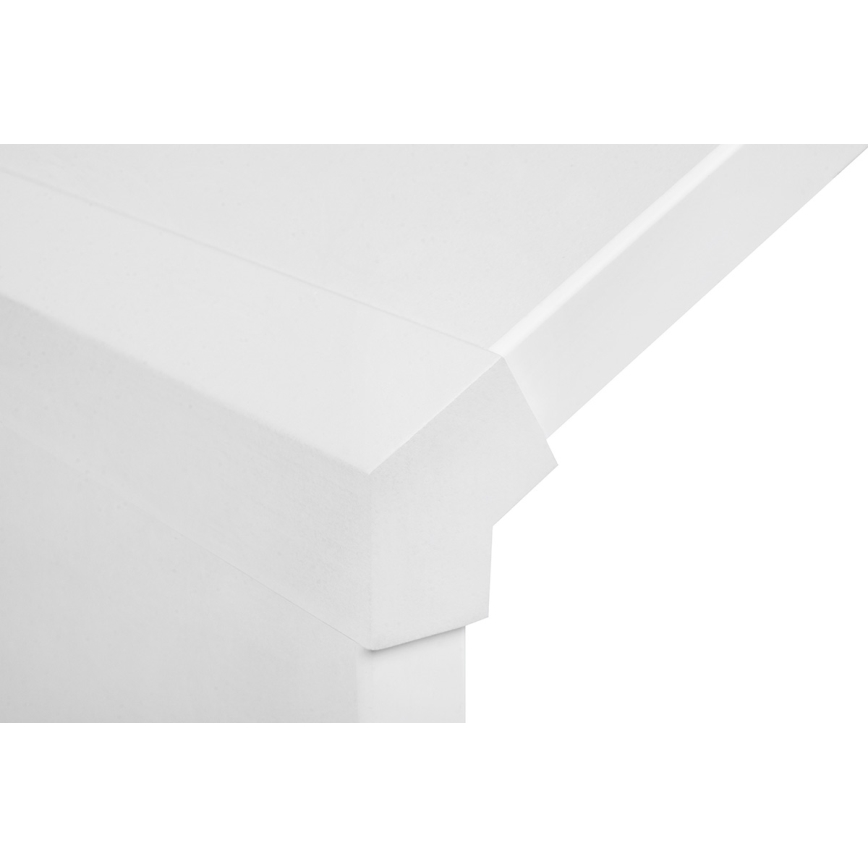 Bücherregal für Kinder MIRUM 80,7x93,4 cm weiß/grau