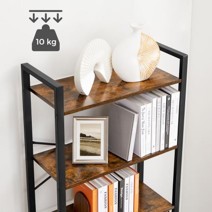 Bücherregal NAVARO braun/schwarz