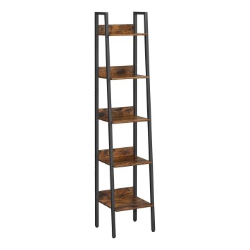 Bücherregal NAVARO braun/schwarz