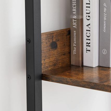 Bücherregal NAVARO braun/schwarz
