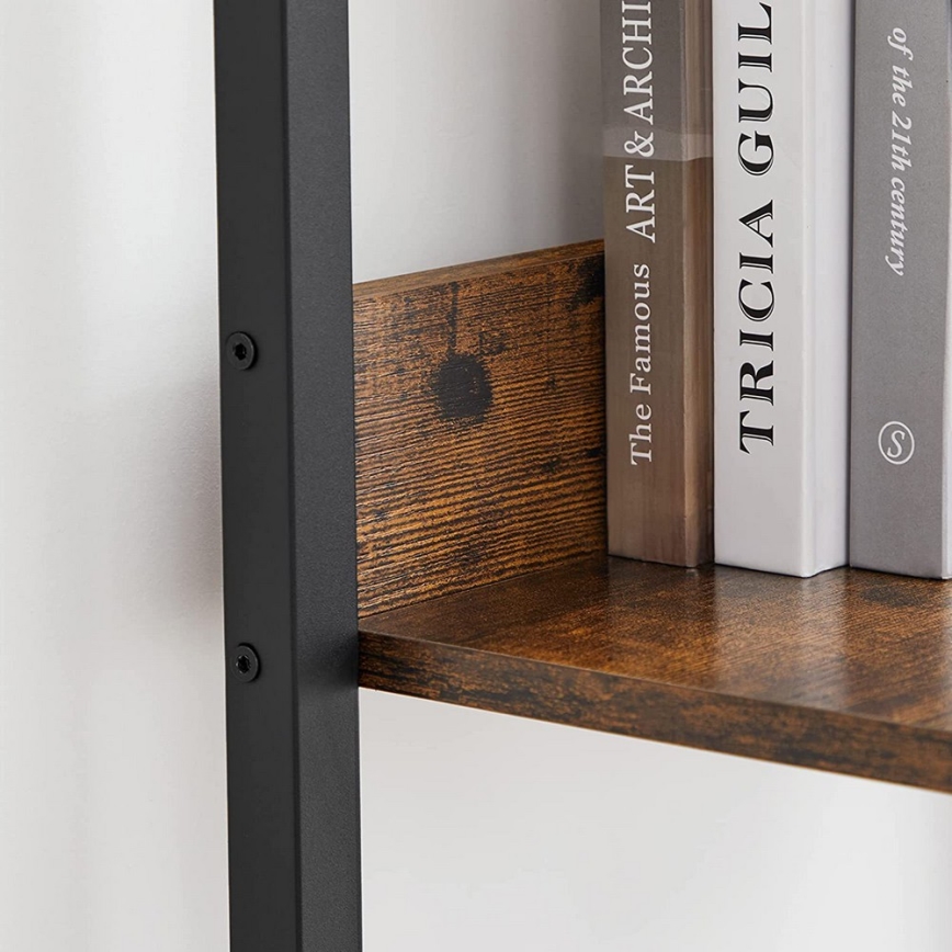 Bücherregal NAVARO braun/schwarz