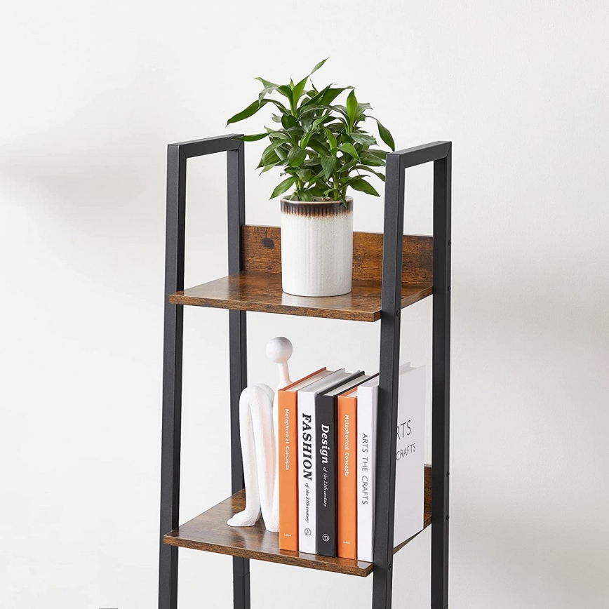 Bücherregal NAVARO braun/schwarz