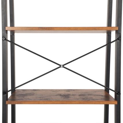 Bücherregal NAVARO braun/schwarz
