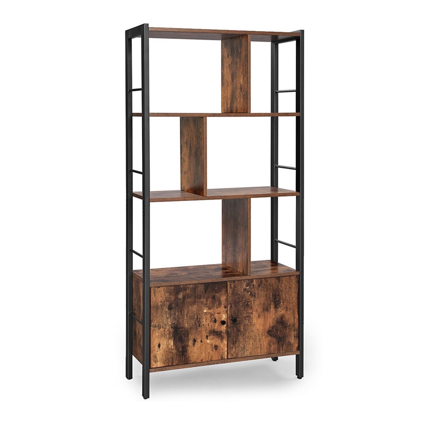 Bücherregal NAVARO braun/schwarz