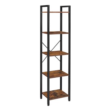 Bücherregal NAVARO braun/schwarz