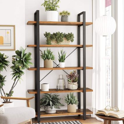 Bücherregal NAVARO braun/schwarz