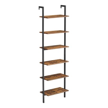 Bücherregal NAVARO braun/schwarz