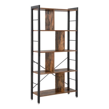 Bücherregal NAVARO braun/schwarz