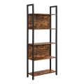 Bücherregal NAVARO braun/schwarz