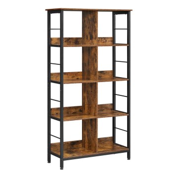 Bücherregal NAVARO braun/schwarz