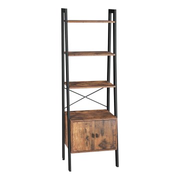 Bücherregal NAVARO braun/schwarz