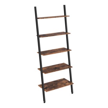 Bücherregal NAVARO braun/schwarz