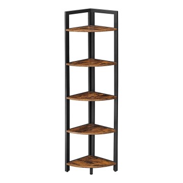 Bücherregal NAVARO braun/schwarz