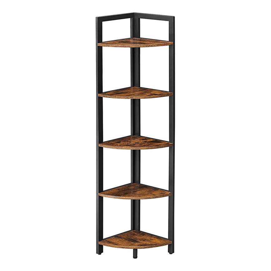 Bücherregal NAVARO braun/schwarz