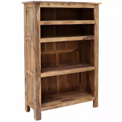 Bücherregal RAMI 135x90 cm Massivholz/Palisander