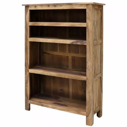 Bücherregal RAMI 135x90 cm Massivholz/Palisander