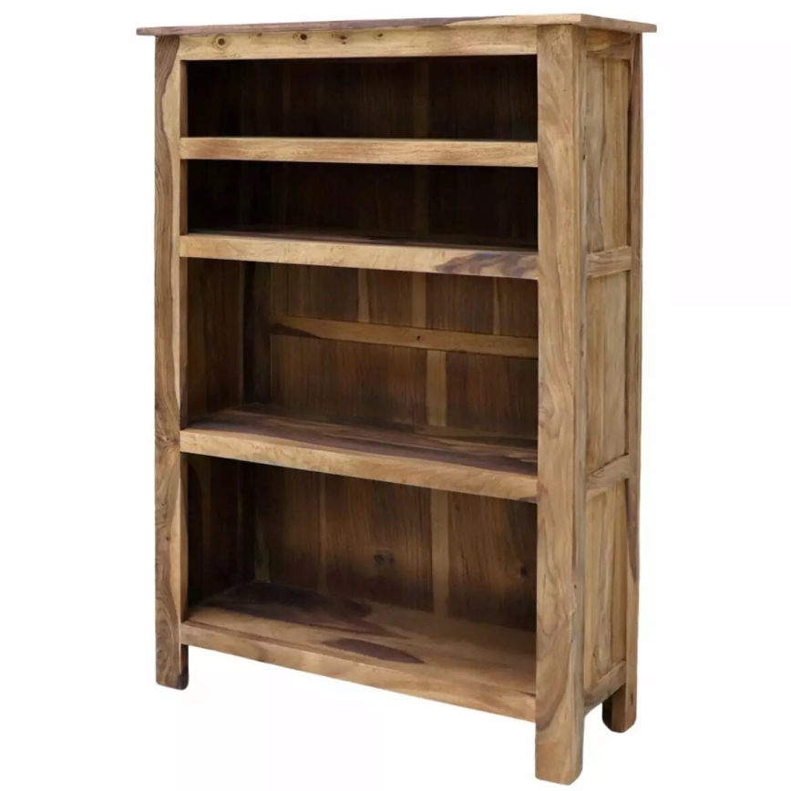 Bücherregal RAMI 135x90 cm Massivholz/Palisander