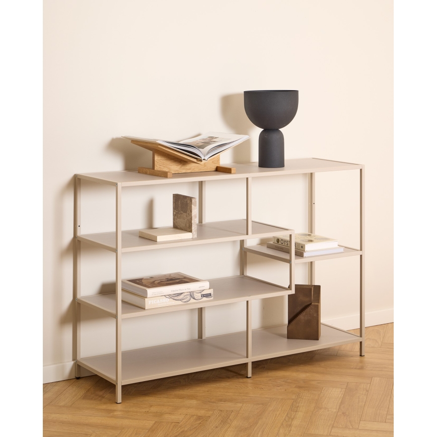Bücherregal SARON 114 x 78 cm, grau