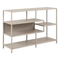 Bücherregal SARON 114x78 cm grau