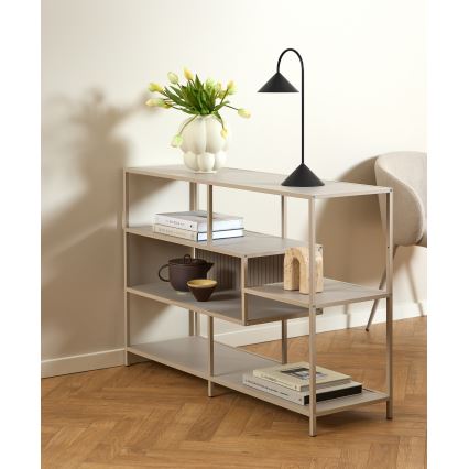 Bücherregal SARON 114x78 cm grau