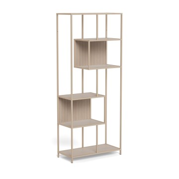 Bücherregal SARON 77x185 cm grau