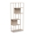 Bücherregal SARON 77x185 cm grau