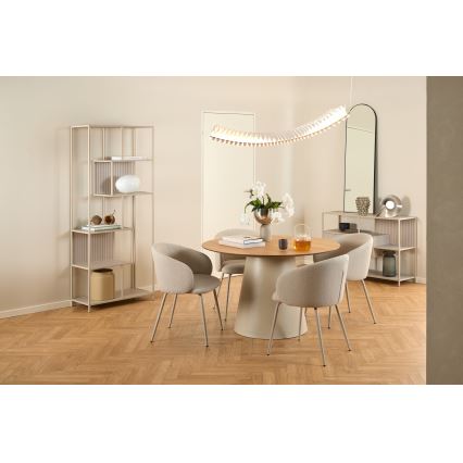 Bücherregal SARON 77x185 cm grau