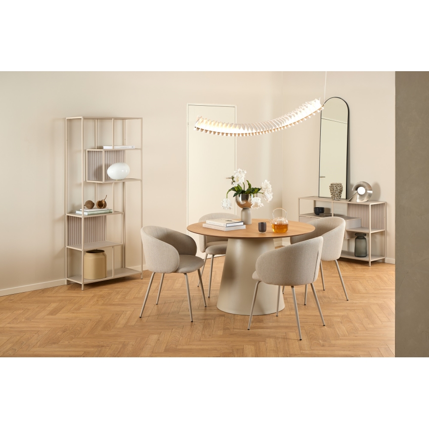 Bücherregal SARON 77x185 cm grau