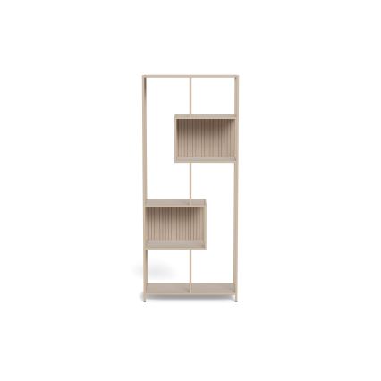 Bücherregal SARON 77x185 cm grau