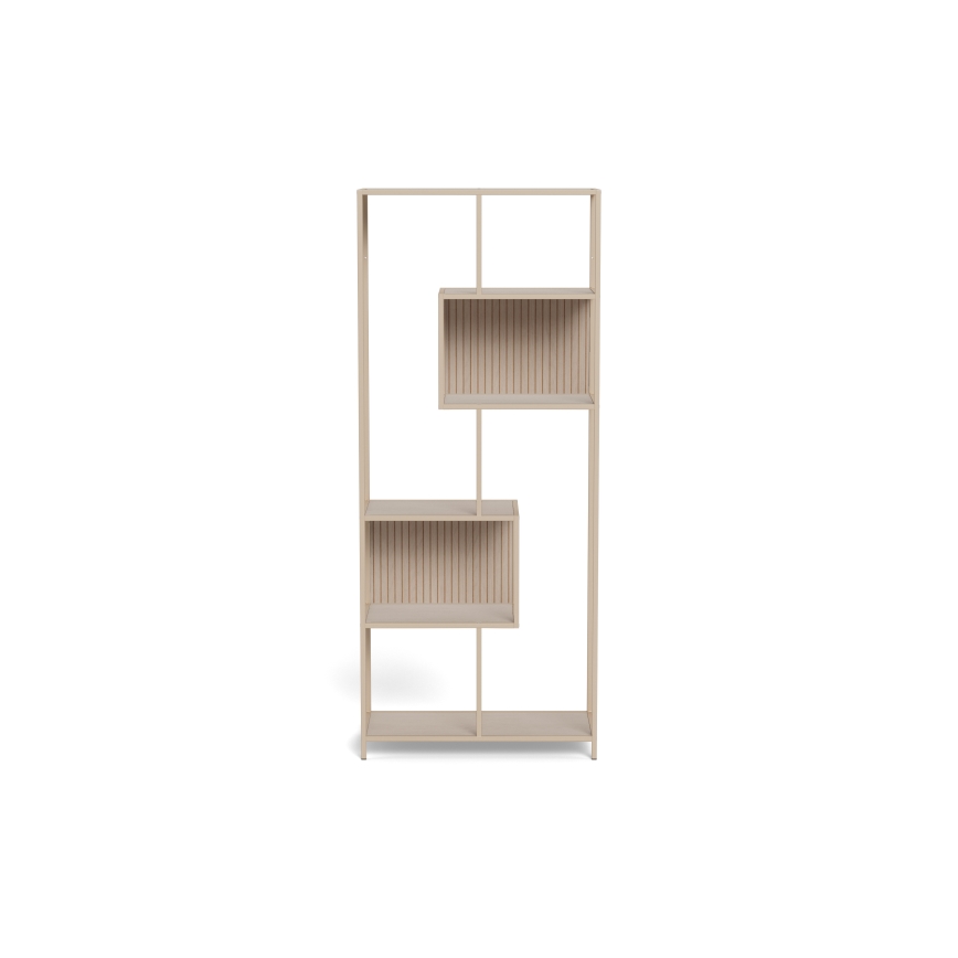 Bücherregal SARON 77x185 cm grau