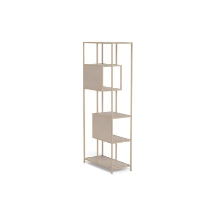 Bücherregal SARON 77x185 cm grau
