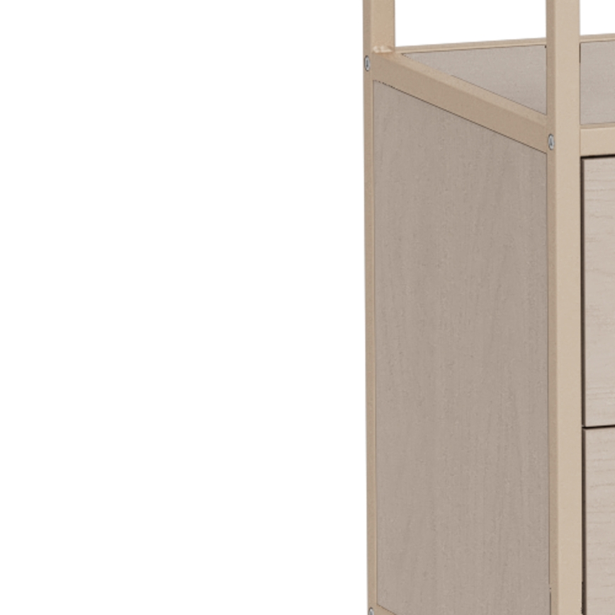 Bücherregal SARON 77x185 cm grau