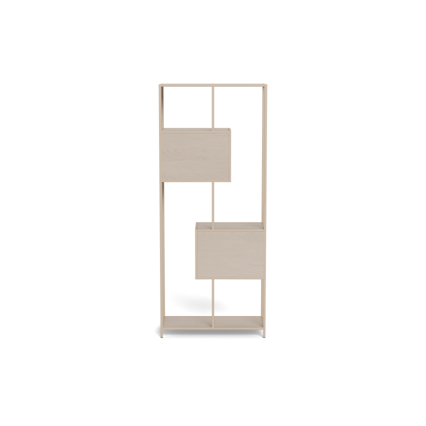 Bücherregal SARON 77x185 cm grau
