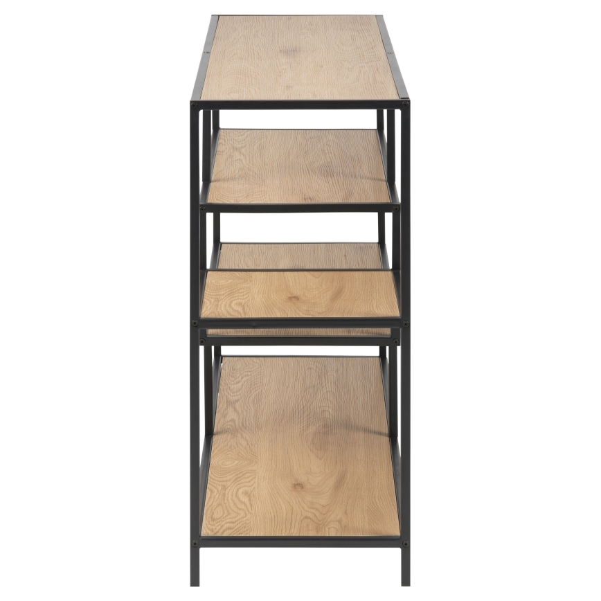 Bücherregal SARON Eiche/schwarz