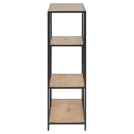 Bücherregal SARON Eiche/schwarz