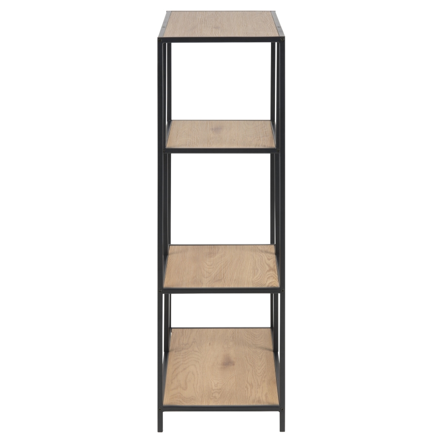 Bücherregal SARON Eiche/schwarz