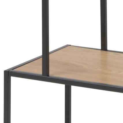 Bücherregal SARON Eiche/schwarz