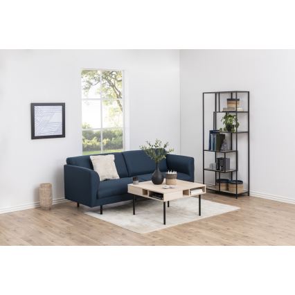 Bücherregal SARON Eiche/schwarz