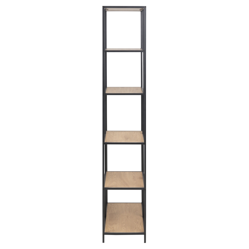 Bücherregal SARON Eiche/schwarz