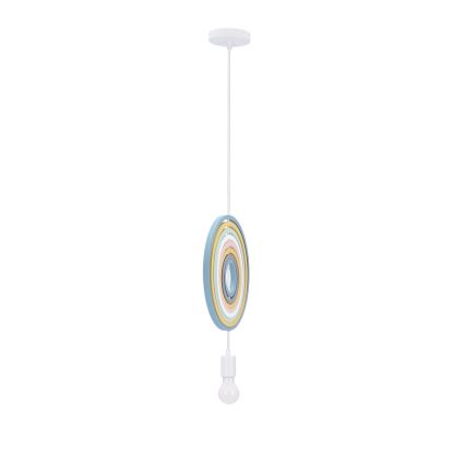 Bunte Hängeleuchte HOOPS 1xE27/20W/230V, Ø 27 cm