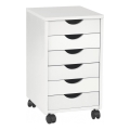 Büro-Container SIMON 63x37 cm weiß