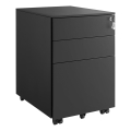 Büro-Rollcontainer SECURIO, schwarz